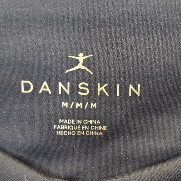 Danskin Women's M Crossover Waist Black Crop Leggings - Picture 11 of 14